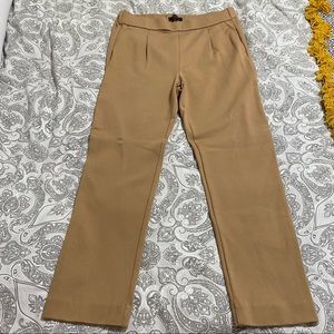 Ann Taylor Stretch Waist Pull-On Camel Tan Pants M